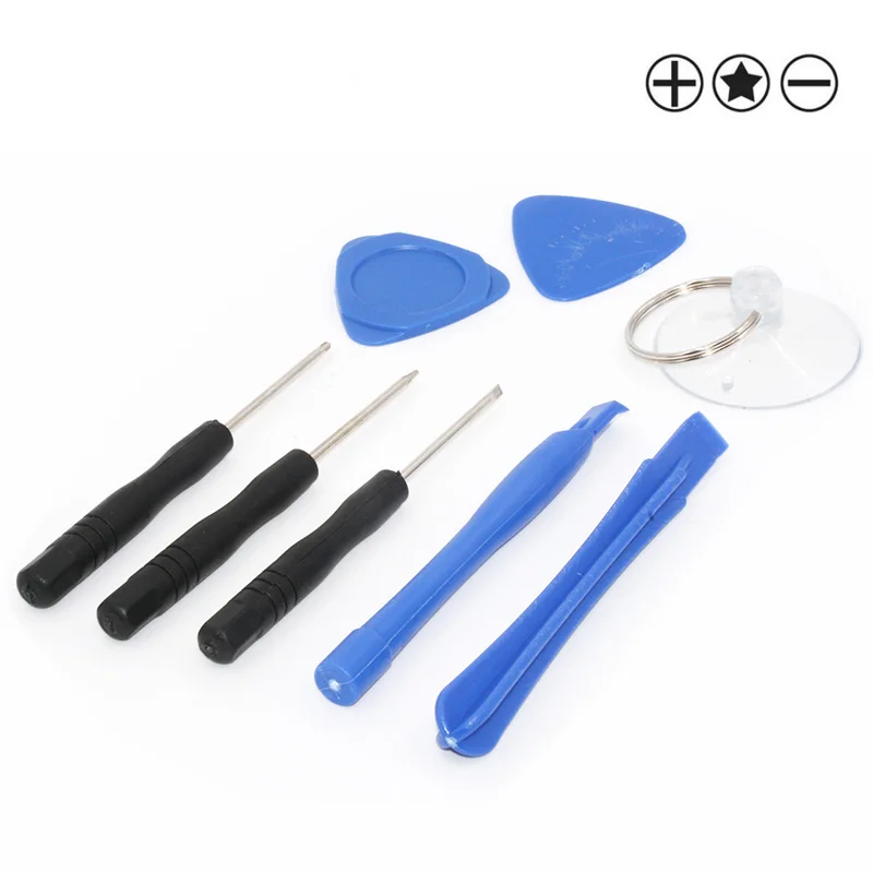 

8 in 1 Tool Repair Kit Opening Pry Screwdriver Repair Disassembly Kit Set for iPhone 7 6 5S 5 SE 4 4S Repair Parts
