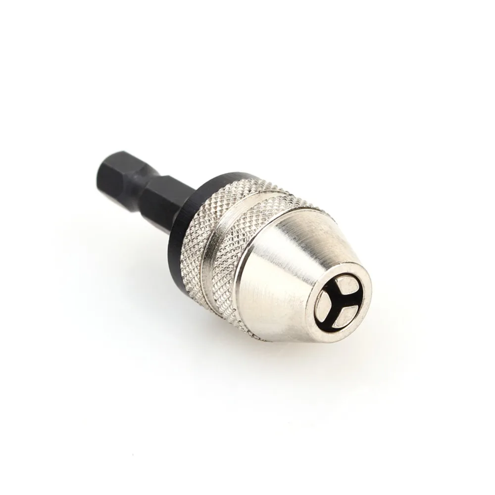 

Quick Change Keyless Drill Bit Chuck Hex Shank Adapter Converter 1/4" Screwdriver Impact Driver Convertor Adaptor