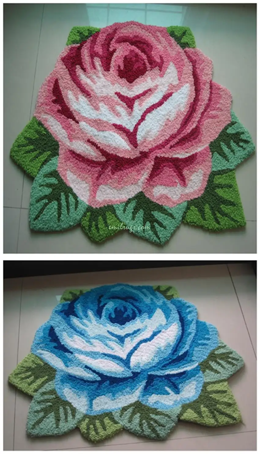 rose carpets 1 blue and pink Roses decorated the living room carpet