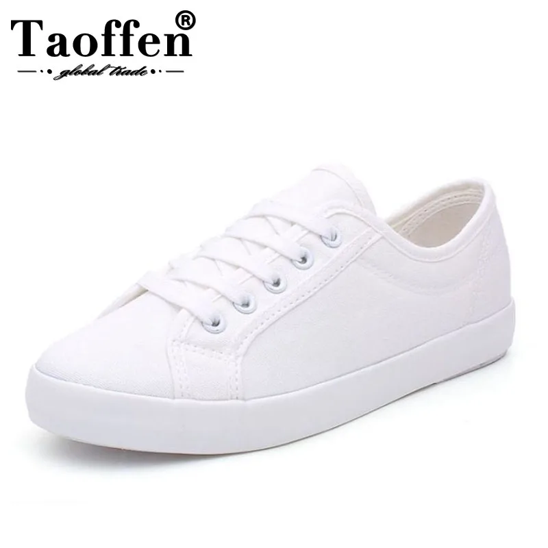 Taoffen النساء عارضة اليومية أحذية مفلكنة حزب عطلة في الهواء الطلق أحذية النساء أزياء بسيطة حذاء أبيض أحذية رياضية حجم 35-44 Taoffen النساء عارضة اليومية أحذية مفلكنة حزب عطلة في الهواء الطلق أحذية النساء أزياء بسيطة حذاء أبيض أحذية رياضية حجم 35-44