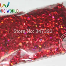 2 мм голографический красный цвет блестки разбрызгивающие Блестки для дизайна ногтей и другие аксессуары для DIY
