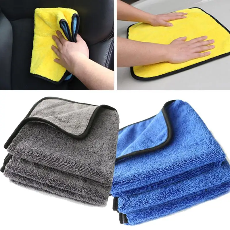Buy 1Pcs 40x40cm Super Thick Plush Car Washing Wax