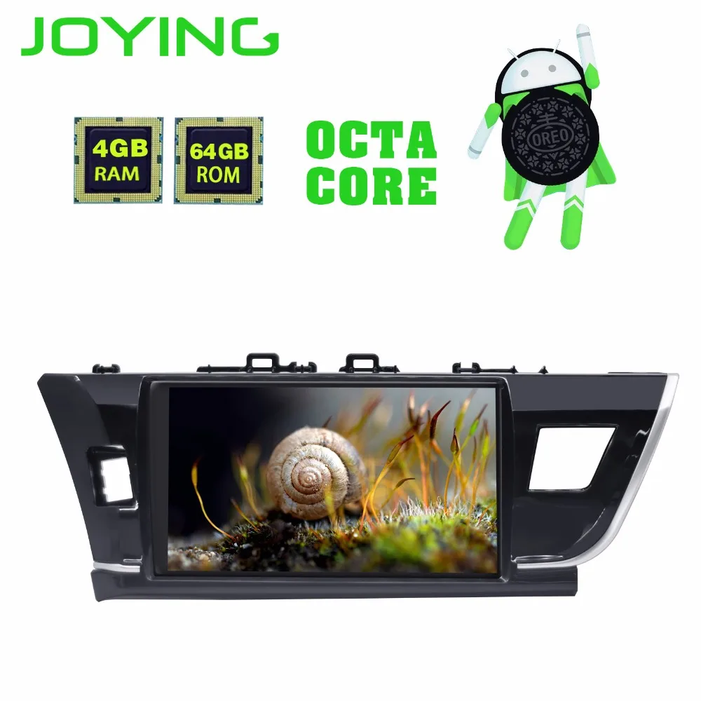 

Joying Android 8.1 for toyota corolla 2014-2016 10.1" 2 din car radio DSP navigation car stereo GPS carplay TMPS 4GB+64GB SWC BT