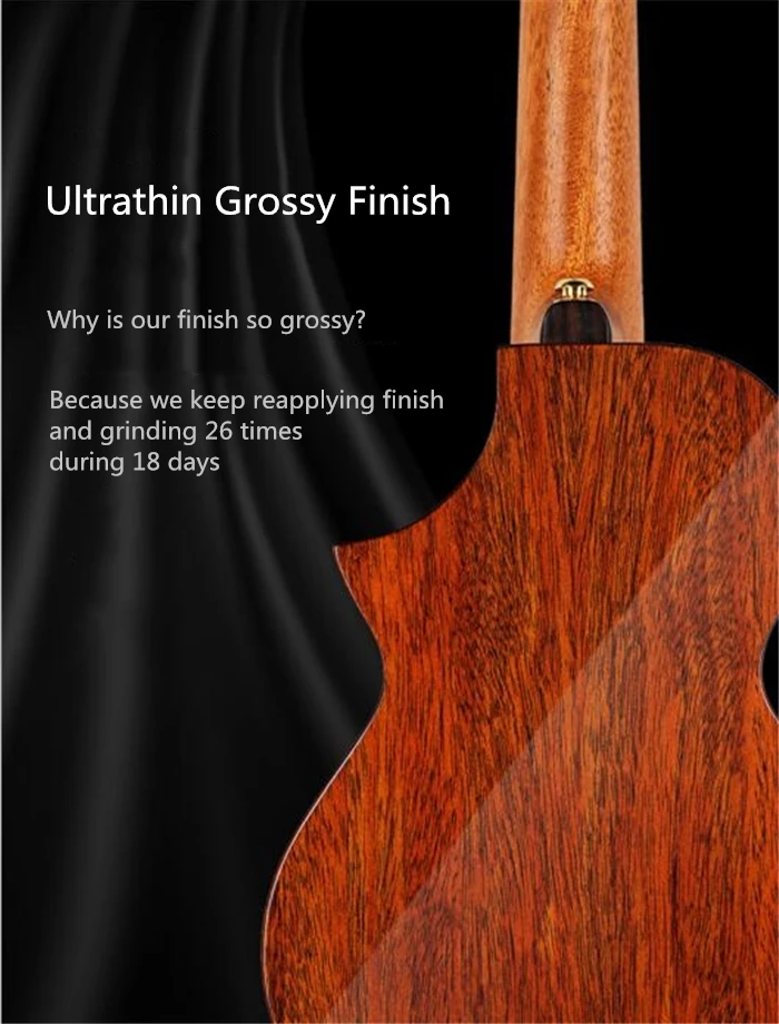 Enya M6 Ukulele Solid Mahogany 23
