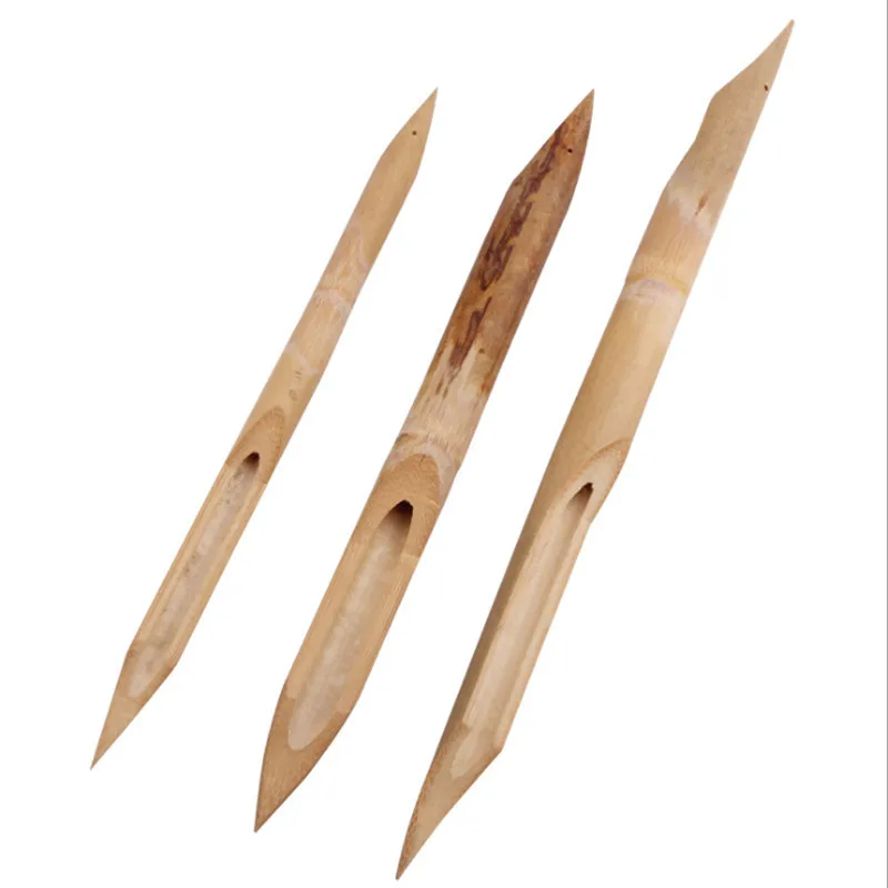 3PcsSetHardStrongBambooReedPensPotteryCeramicShapingTools