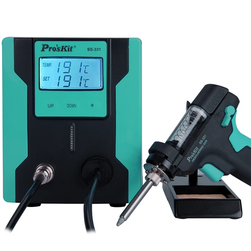 Pro'sKit SS 331H ESD LCD цифровой электрический насос для демонтажа BGA вакуумный