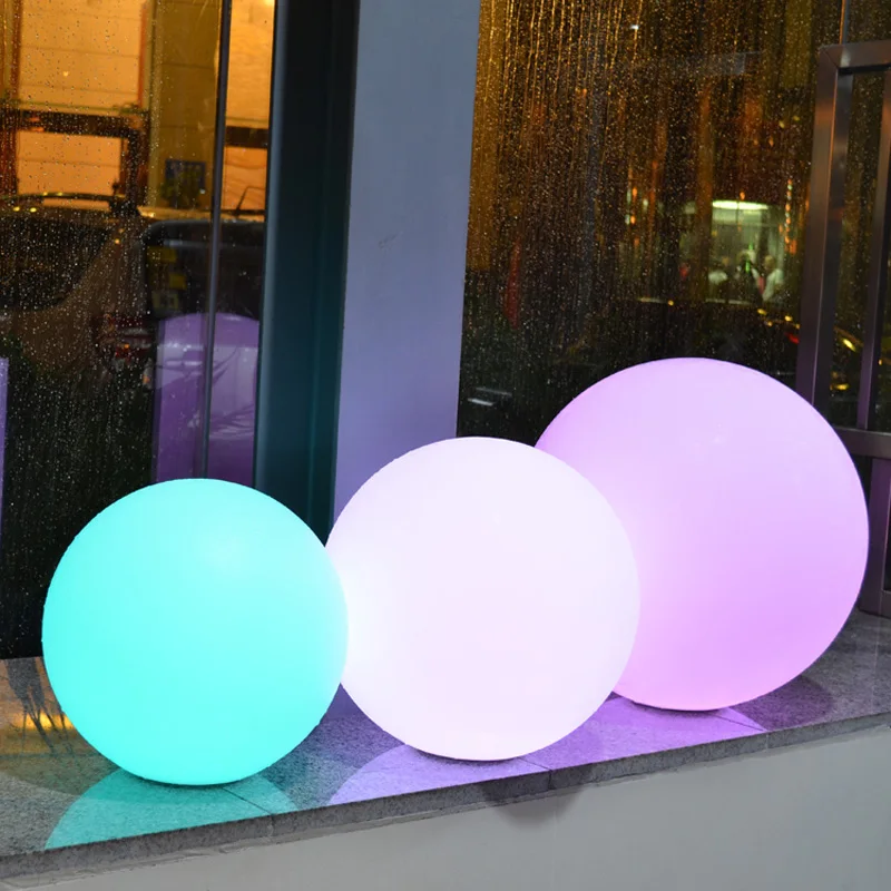 

Dia50CM 16-color LED Ball Lamp Remote Control RGB Light Sphere Romantic Wedding Night Party Christmas Home Decorative Lighting