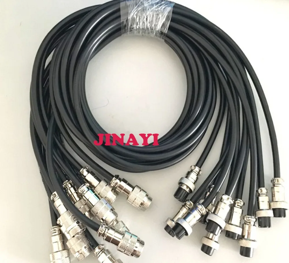 2 м /3/ 4 /5/6 pin GX16 16 мм воздушный штекер на гнездо авиационный разъем Штекерный