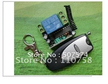 

12V 1ch rf wireless garage door remote control switch system Receiver &Transmitter Mini volume z-wave