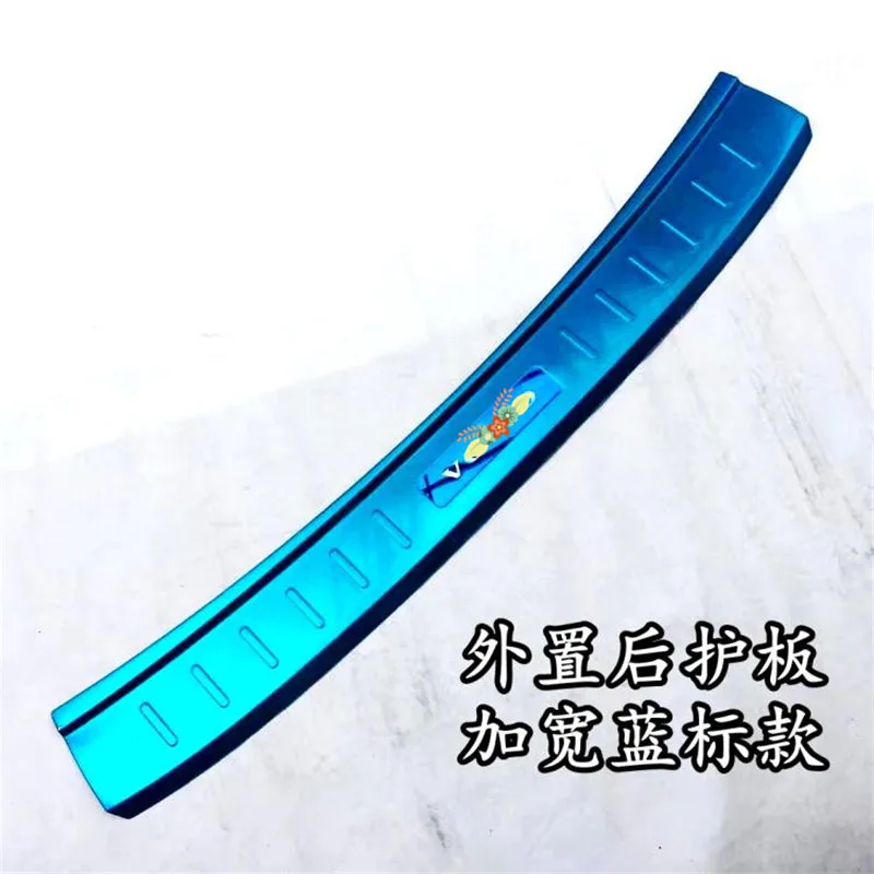 Auto-parts-stainless-steel-Internal-external-Rear-bumper-Protector-Sill-fit-for-Volvo-XC60-2015-2017