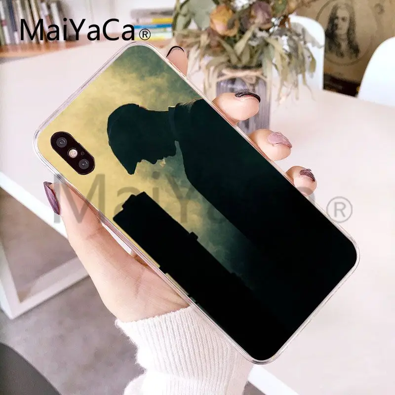 Чехол для телефона MaiYaCa Peaky Blinders Tv, милый чехол для телефона Tommee Shelby, для Apple iphone X и 8, 8 plus, 7, 7 plus, 6s, 6s Plus, XS, XR, 5c, чехол для телефона