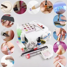 Маникюрный набор для набор гелей для ногтей УФ-инструменты для ламп Lampe профессиональный художественный Гель-лак-Стартер-набор для ногтей Ongles Unha De с 36 Вт Nagel инструмент