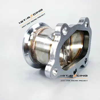 

For GT25 GT28 T25 T28 Turbo Down Pipe 5 bolt to 2.5" 63mm V band Flange Adapter