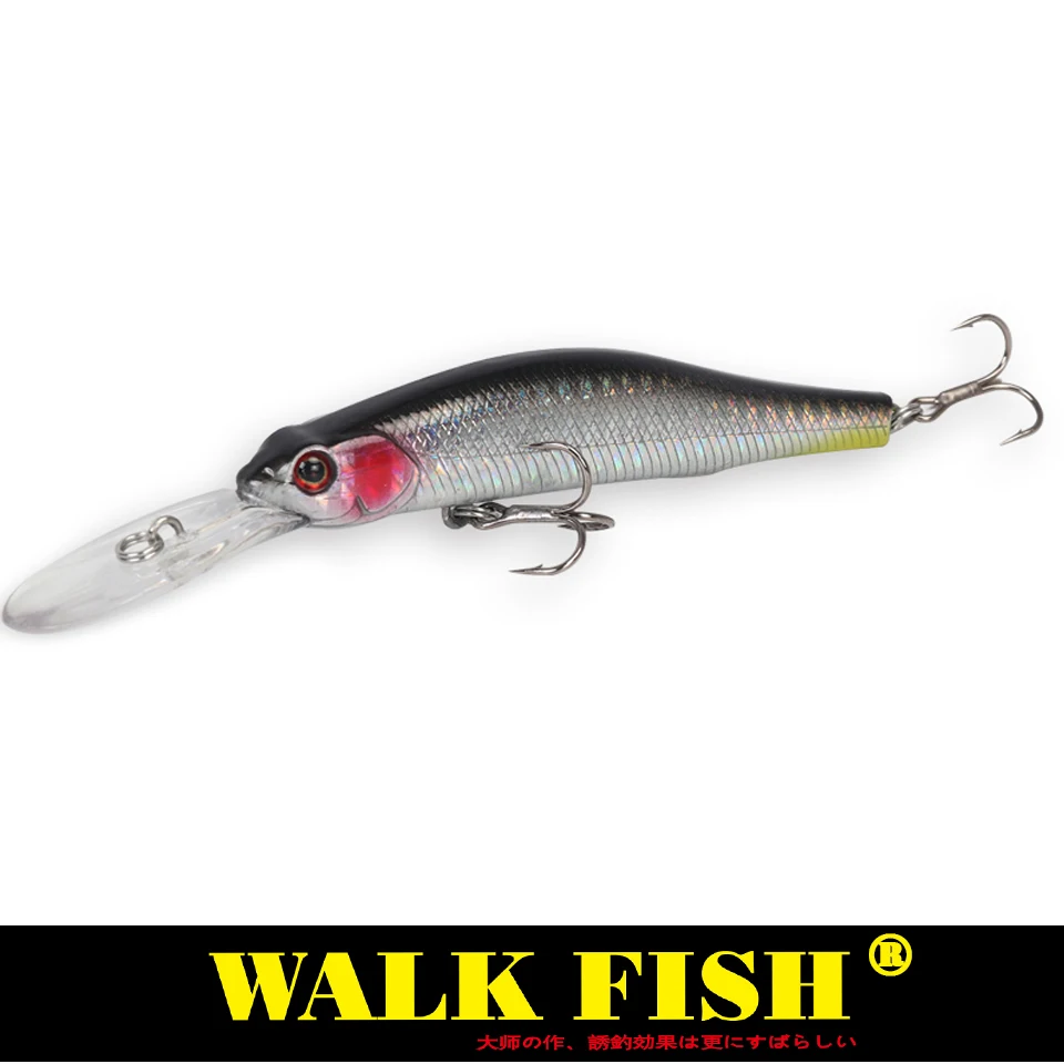 

Walk Fish 120mm 13g Professional Wobbler Suspend Minnow 2-3m Depth Long Lure Fishing Lure Artificial Fishing Baits Tackle