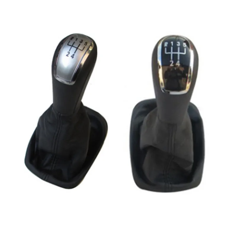 

Car Gear Shift Knob With Black Boot For skoda Fabia 1 MK1 2000 -2008 Gear Stick Shifter shift gear knob Car Accessories