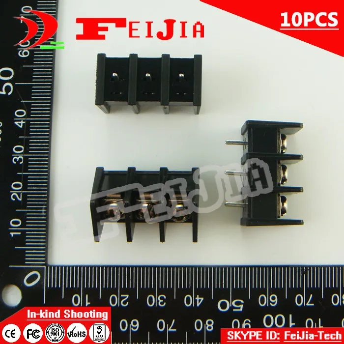 

10PCS 35-8.25-3P / 35 8.25mm 3Pin Barrier Terminal Block Screw Terminal Block Pitch 8.25mm Terminal Block Free Shipping