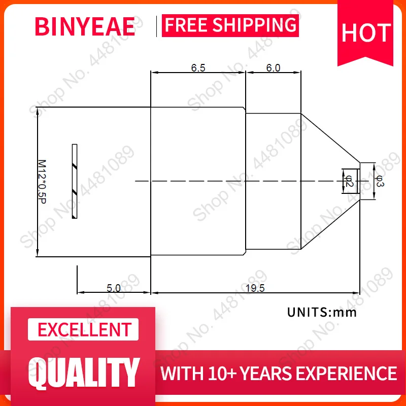 BINYEAE M12 объектив FL 15 мм мини-объектив с отверстием для 1/2. 5 CCD с F1.6 Мини CCTV HD 2,0 мегапиксельный объектив для камер безопасности объектив