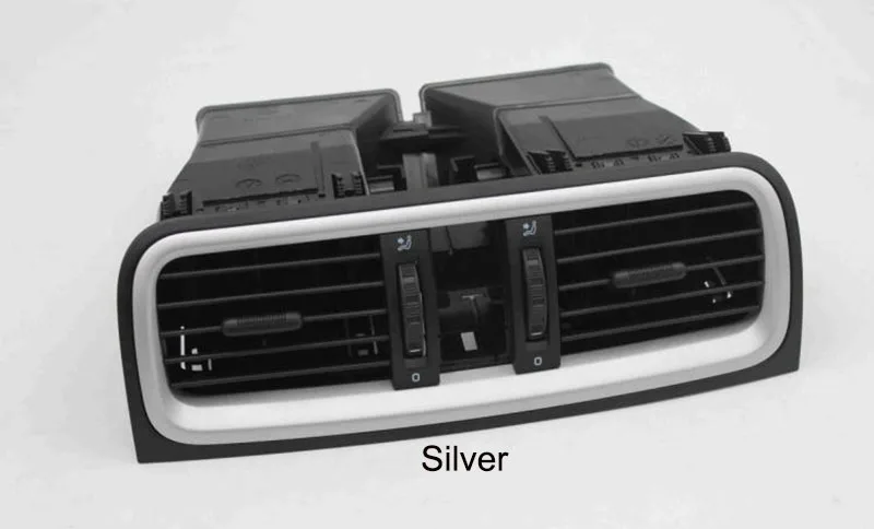 Оригинальные автомобильные запчасти Hengfei, автомобильный Кондиционер на выходе, вентиляционные отверстия для Skoda Fabia - Название цвета: Middle  Silver