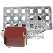 18 полостей Прямоугольная форма кубика Магнитная форма для шоколада PC передача конфет сладкий сахар ремесло печенье сыр литье аксессуары