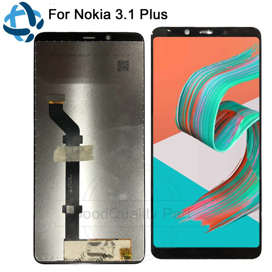 

6.0" For Nokia 3.1 PLUS Full LCD Display And Touch Screen Digitizer Assembly Replacement For Nokia 3.1 plus lcd Replacment parts