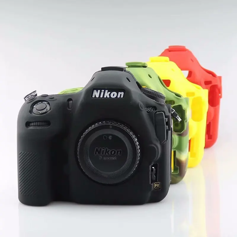 Силиконовые Камера чехол кожи для Nikon D850 DSLR Камера тела крышка протектор видео сумка для объектива