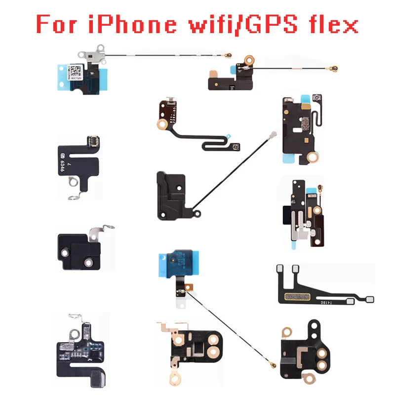 

10pcs/lot NEW For iphone 5 5c 5s se 6 6plus 6s plus 7 7 plu WiFi/GPS Antenna Signal Flex Cable Ribbon Replacement Parts