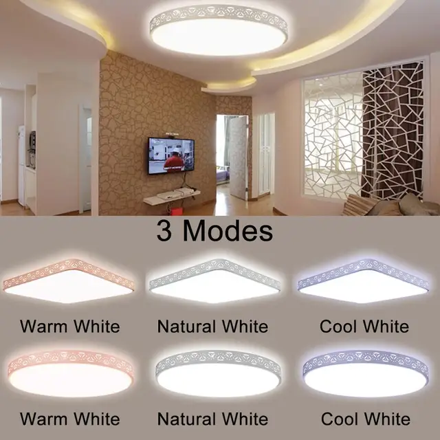 Neue 80 W LED Dimmbare Decken Licht Unterputz Leuchte Lampe Küche ... Neue 80 W LED Dimmbare Decken Licht Unterputz Leuchte Lampe Küche ...