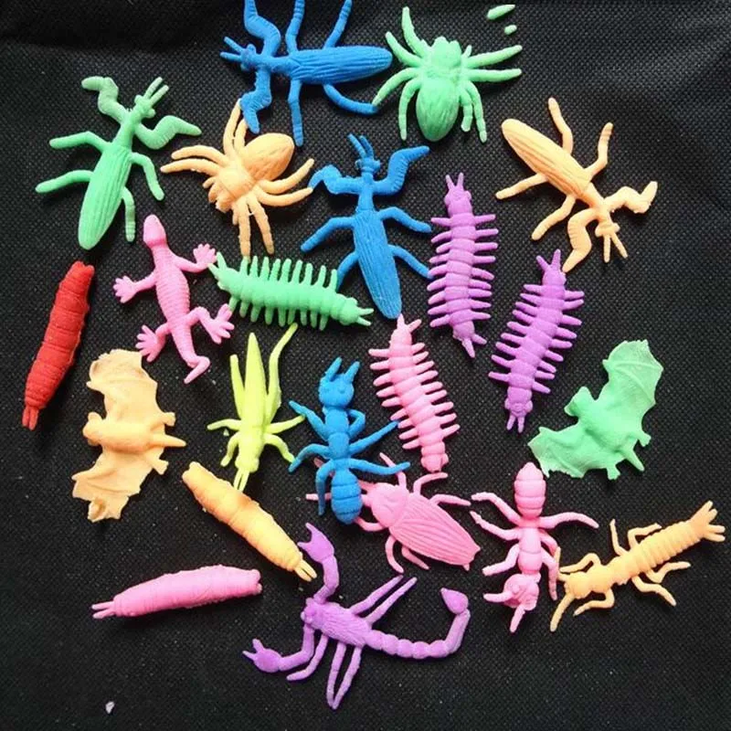 50 шт. морские животные растущие игрушки Морской игрушки для знакомства с биологией морской Животные игрушка замачивания Epansion вздутие в водная горка для детей подарок Вечерние - Цвет: insect