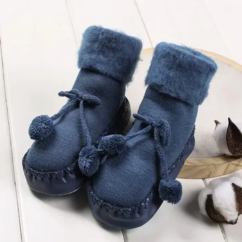 

6Pairs/lot Winter Baby Socks Boy Girl Socks Cotton Baby Leg Warmers Children Floor Socks Anti-Slip Baby Step Socks