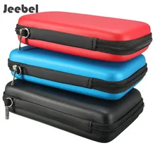 Jeebel capa nintendo 3ds xl, estojo protetor, bolsa de transporte dura, impermeável nintendo novo 3ds xl