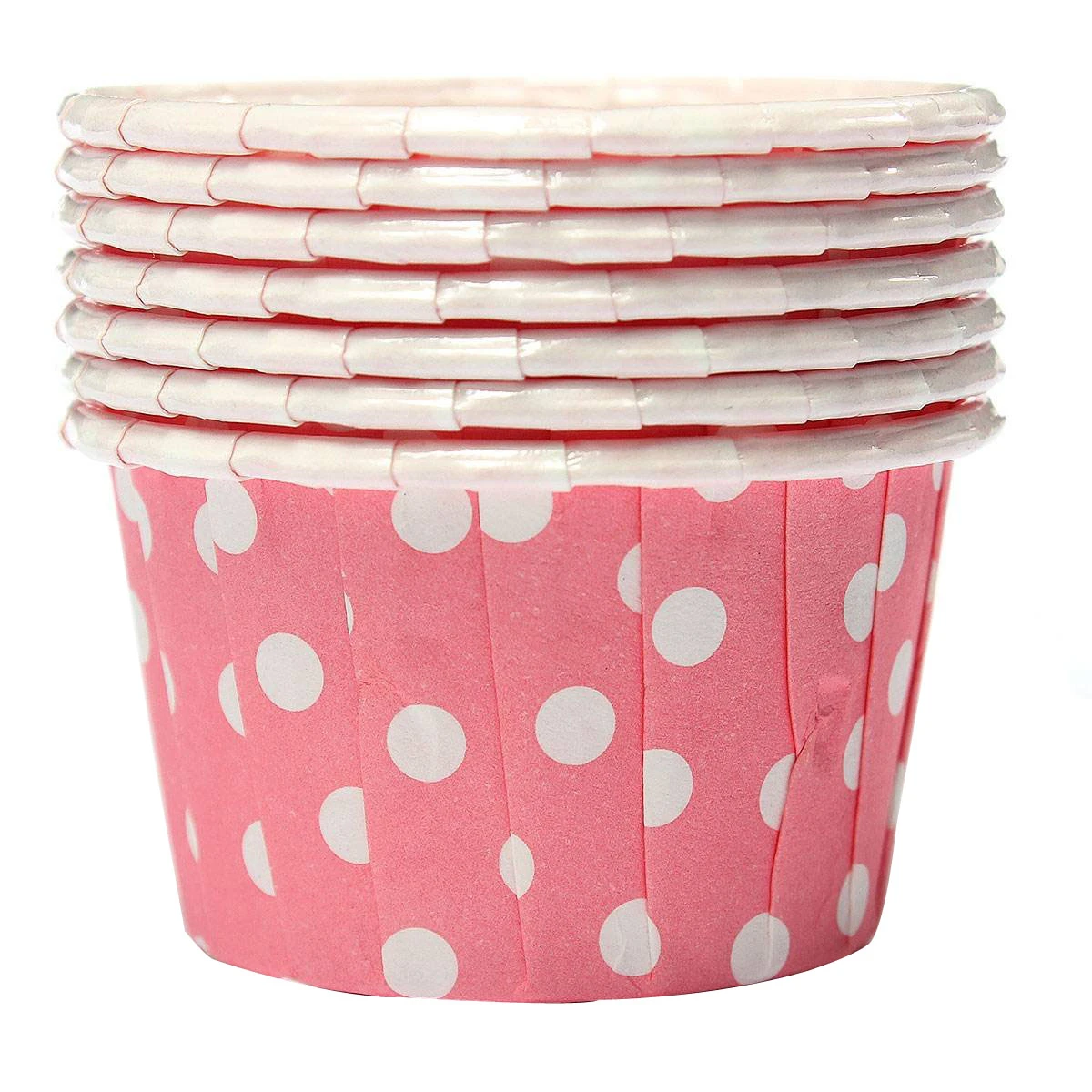 100X Cupcake Wrapper Paper Cake Case Baking Cups Liner Muffin Pink AD
