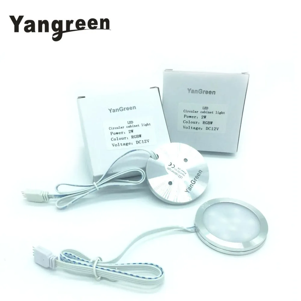 Yangreen LED Under Cabinet Lighting LED Puck Llights 12V