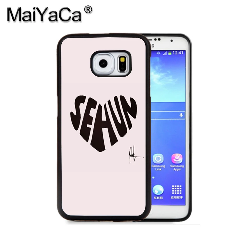 MaiYaCa kpop exo sehun 13 Phone Case For Samsung S9 S8 Plus S7 S6 Edge Note 8 7 5 S5 S4 Print Rubber Cases |