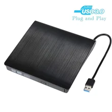 USB 3,0 внешний dvd-привод ультра-тонкий CD/DVD-RW DVD/CD Rom Rewriter горелки Писатель высокое Скорость передачи данных для ноутбука настольных