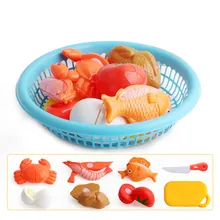 Детские деревянные игрушки, ролевые игры, кухонные игрушки для резки фруктов и овощей, обучающие игрушки для детей, развивающий набор игрушек