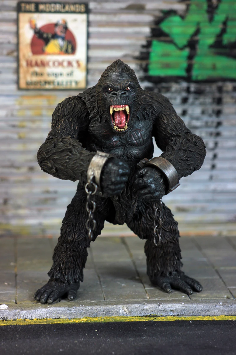 18 см высокая мультяшная Аниме Фигурка Kong Skull остров KINGKONG фигурка коллекция фигурка модель дисплей Коллекция игрушек подарок