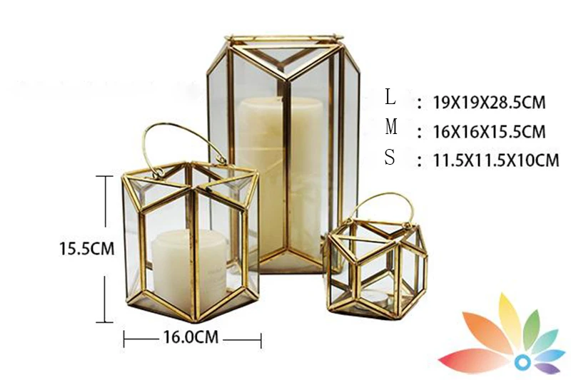 Скандинавский 3D геометрический металлический подсвечник канделябр настенный подсвечник бра стальное украшение из свечей на свадьбу домашний маяк