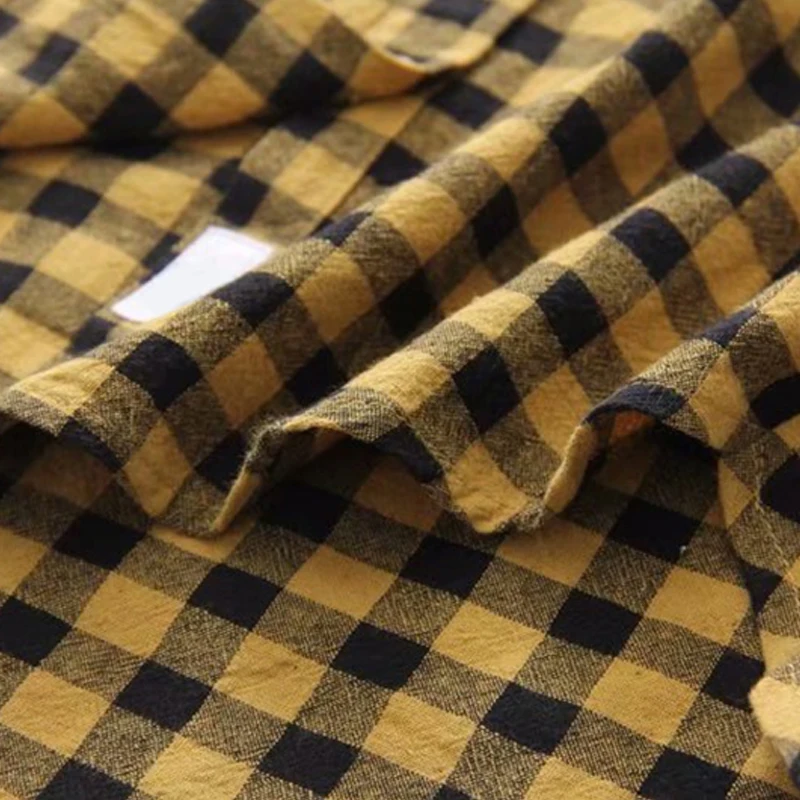 GOPLUS Autumn Winter Cotton Yellow Red Plaid Women Blouses Shirt 2019 High Quality Plus Size Blusas Fashion Womens Shirts Tops 