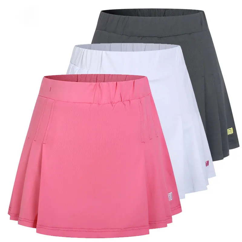 

Women & Girls Tennis Skirt Badminton Skorts Anti-exposure Sport Skirt tenis de mujer Skorts Ladies Workout Skirt Sportswear