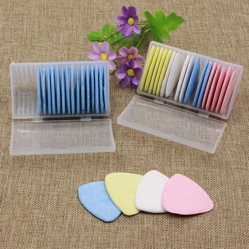 

Best 10pcs/20pcs/30pcs Boxed Colorful Erasable Tailor's Chalk,To Cloth Draw Line&Mark For DIY Patchwork Craft Sewing Accessories