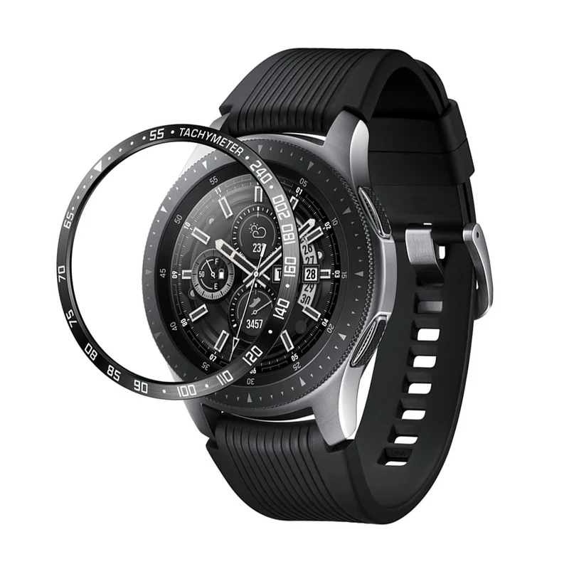 42/46 мм для Samsung Gear S3/Galaxy клейкая Крышка часов металлическая защита от царапин