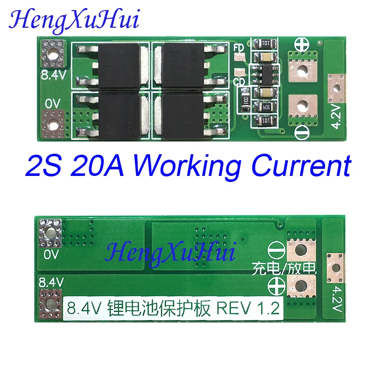 2S20A литий ионный аккумулятор Щит защиты печатной платы (Equalized зарядка
