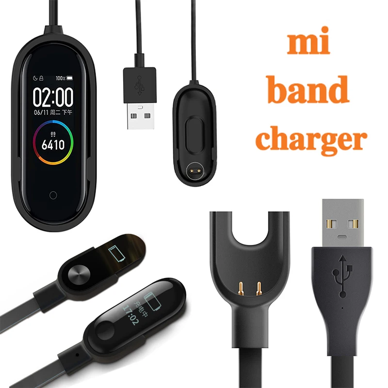 Зарядный usb-кабель для xiaomi mi band 4 3 2 адаптер зарядного устройства зарядный кабель