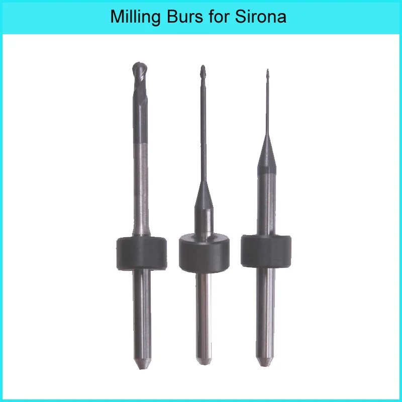 

3 pieces dental cad cam milling burs for Sirona MCX5 CAD CAM milling system