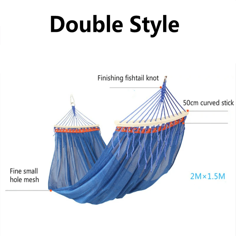 Outdoor hammock Adult/Children Double Nylon Net hamaca colgante Safty and Ultralight hamac hangmat Outdoor Furniture Outdoor hammock Adult/Children Double Nylon Net hamaca colgante Safty and Ultralight hamac hangmat Outdoor Furniture