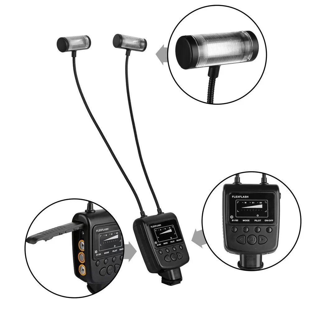 Camera Flash Speedlite for Canon 6D 60D 70D 80D Nikon D7100 D90 D7000 D500 Sony Panasonic