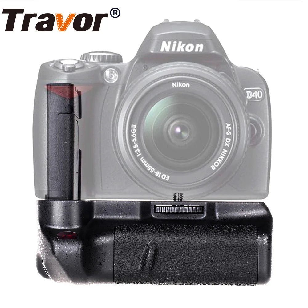 Travor Battery Grip holder for Nikon D40 D40x D60 D3000 D5000 DSLR Camera work with EN
