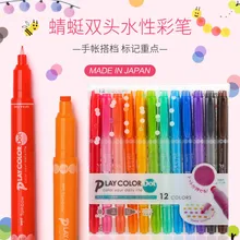 TUNACOCO 3 шт. или 12 шт./компл. японская Канцелярия TOMBOW Mark ручка с двойной головкой ручка крючок ручки WS-PD bb1710116