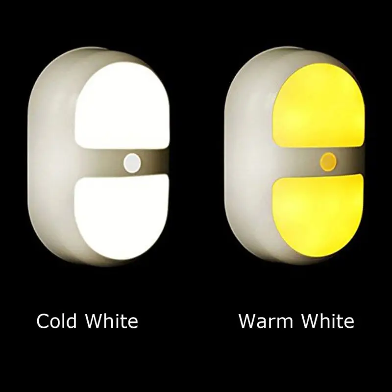 1 pc Night Light Motion Activated Battery Operated Wall Lights with 10