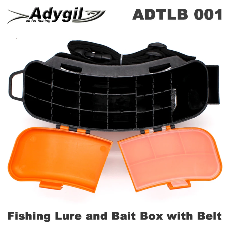 Adygil Fishing Lure and Bait Boxes with Belt